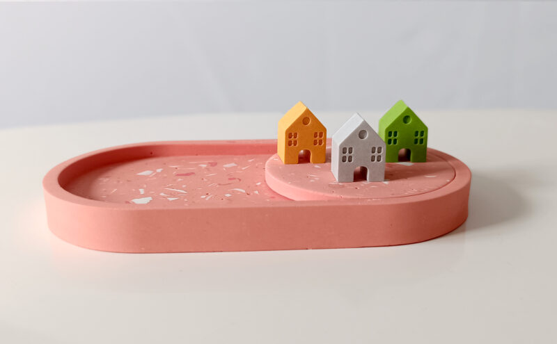 Bandeja y posavasos de terrazo - Imagen 10